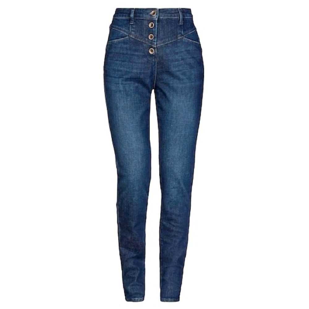 NWT‼️ Patrizia Pepe High Waisted Slim Fit Dark Blue Wash Jeans Size EU 27/ US 4